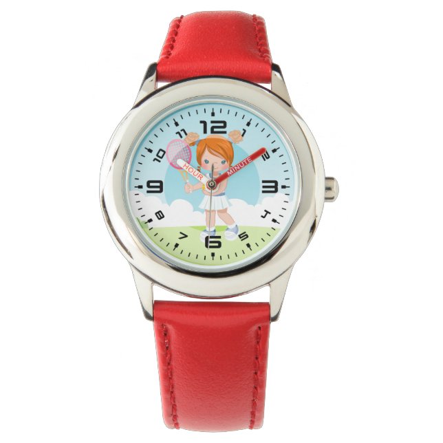 Tennis Sport Horloge (Voorkant)