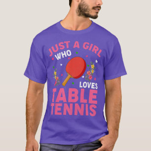 Tennis-sport is een meisje dat van Ta houdt T-shirt