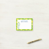 Tennis Sport Jongens Custom Lunchbox Post-it® Notes (Op bureau)