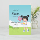 Tennis Sport Kaart (Staand voorkant)