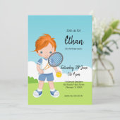 Tennis Sport Kaart (Staand voorkant)