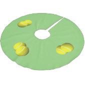 Tennis Sport Ontwerp Kerstboom Rok (Gekanteld)