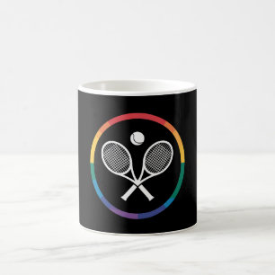 Tennis Sport Regenboog LGBTQ Gay Pride Bondgenoot Koffiemok