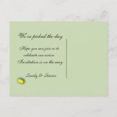 Tennis Sport Save the Date Briefkaart (Achterkant)