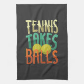 Tennis Sport Tennis Player Gift Theedoek (Verticaal)