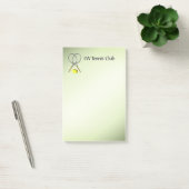Tennis Sport Thema Gepersonaliseerd Post-it® Notes (Kantoor)