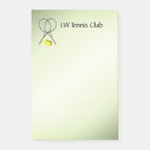 Tennis Sport Thema Gepersonaliseerd Post-it® Notes (Voorkant)