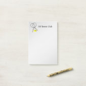 Tennis Sport Thema Gepersonaliseerd Post-it® Notes (Op bureau)