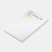 Tennis Sport Thema Gepersonaliseerd Post-it® Notes (Schuin)