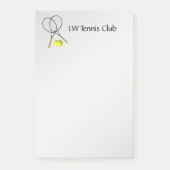 Tennis Sport Thema Gepersonaliseerd Post-it® Notes (Voorkant)