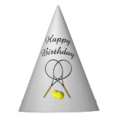 Tennis Sport Theme Birthday Feesthoedjes (Voorkant)