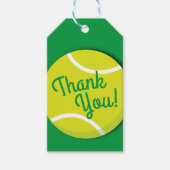 Tennis Sports Birthday Party Hartelijk dank Cadeaulabel (Voorkant)