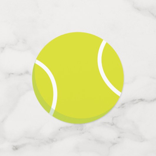 Tennis Sports Birthday Party roze Confetti (Kleine voorkant)