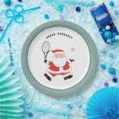 Tennis Sports kerstparty paper bord (Feest)