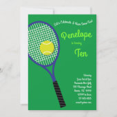 Tennis Sports Kinderen Birthday Kaart (Voorkant)