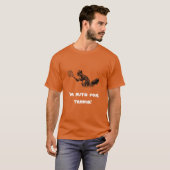 Tennis Squirrel T-shirt (Voorkant volledig)