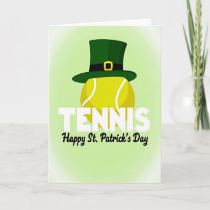 Tennis St. Patrick's Dag Kaart