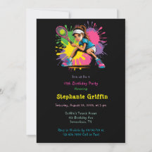 Tennis Star Girl Verjaardagsfeestje