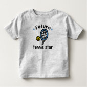 Tennis Star Kinder Shirts (Voorkant)