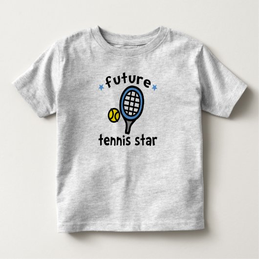 Tennis Star Kinder Shirts (Voorkant)