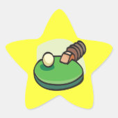 Tennis Ster Sticker (Voorkant)