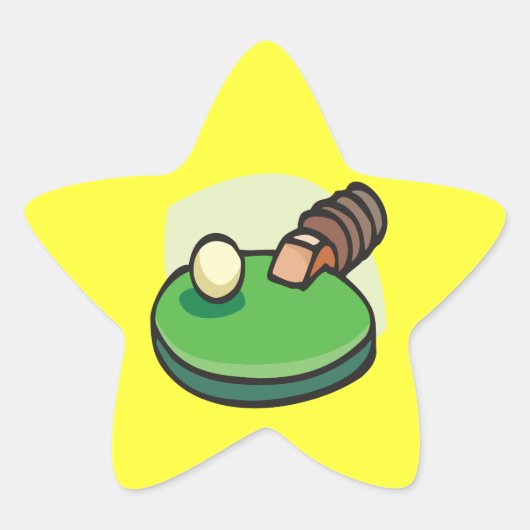 Tennis Ster Sticker (Voorkant)