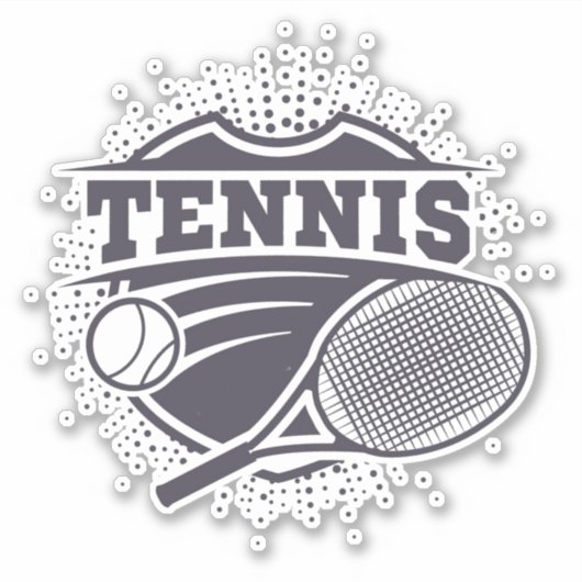 Tennis Sticker (Voorkant)
