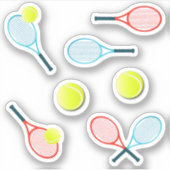 Tennis Sticker (Voorkant)