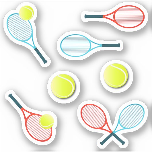 Tennis Sticker (Voorkant)