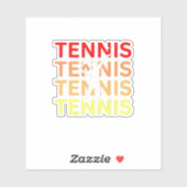 Tennis Sticker (Vel)