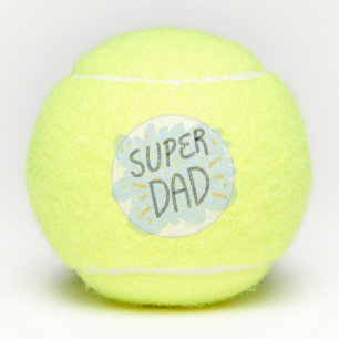 Tennis Super dad voor papa op Vaderdag Tennisballen