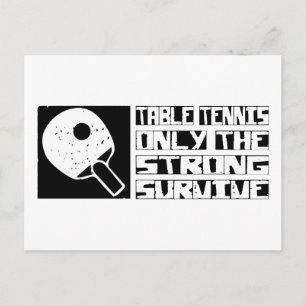 Tennis Survive Briefkaart