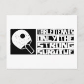 Tennis Survive Briefkaart (Voorkant)