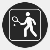 Tennis Symbol Sticker (Voorkant)