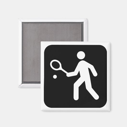 Tennis Symbool Magneet (Voorkant / Achterkant)