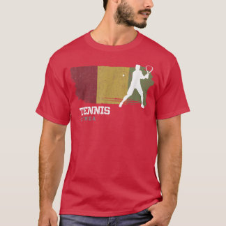 Tennis T-Shi Tennis-speler Tennis Guinee T-shirt