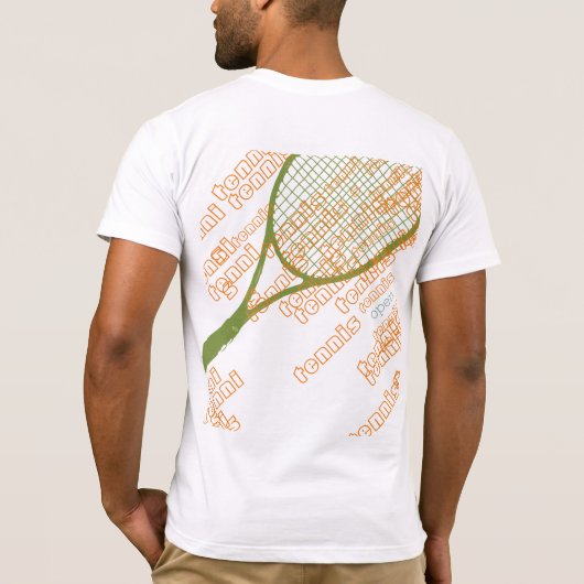 tennis t-shirt (Achterkant)