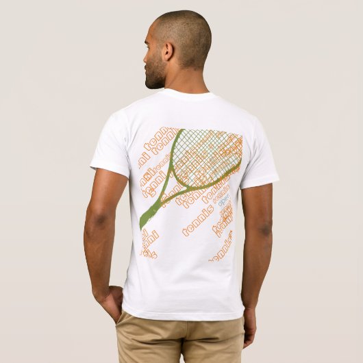 tennis t-shirt (Achterkant volledig)