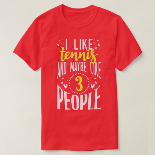 Tennis T-shirt (Design voorkant)