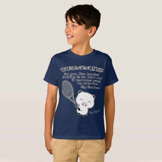 tennis t-shirt (Voorkant volledig)