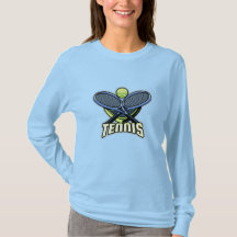 Tennis T-shirt met lange mouwen voor dames