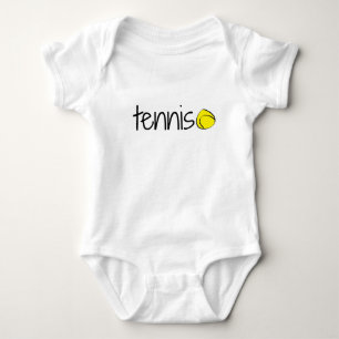 Tennis-T-shirt voor baby's Romper
