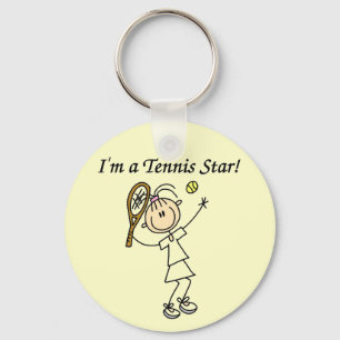 Tennis T-shirts en Cadeaus voor Meisjes Sleutelhanger