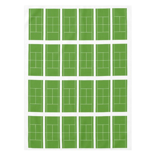 Tennis Tablecloth Tafelkleed (Voorkant)