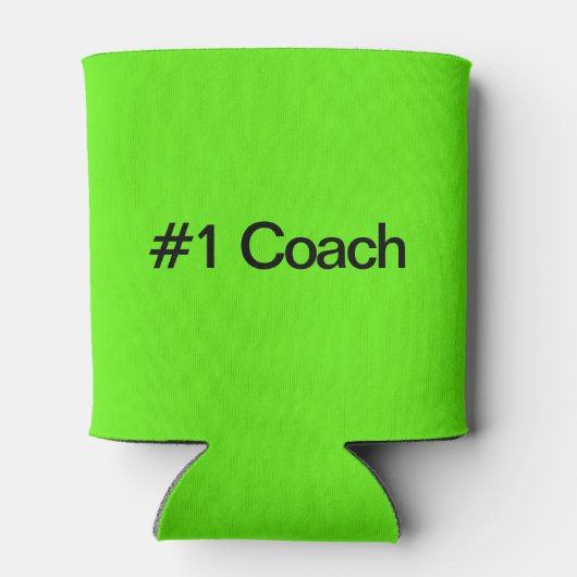 Tennis Team Coach Groene Koelbox Blikjeskoeler (Achterkant)