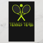 Tennis-team Flyer (Voorkant)