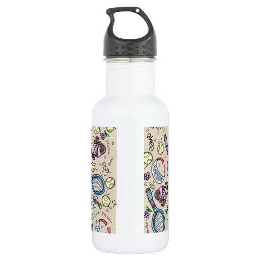 Tennis Team Gals Waterfles (Achterkant)
