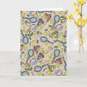 Tennis Team Gals with envelope Kaart (Gele Bloem)