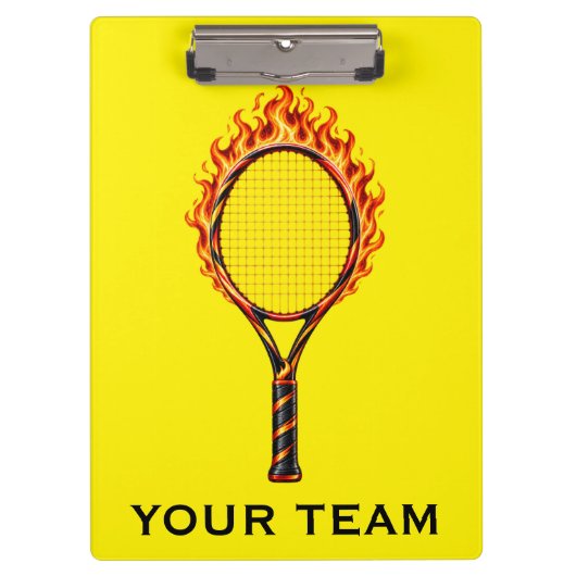 Tennis Team Kladbord Klembord (Voorkant)