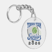 Tennis Team Senior Class of 2026 Sleutelhanger (Voorkant Links)
